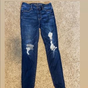 American Eagle Outfitter distressed skinny jeans